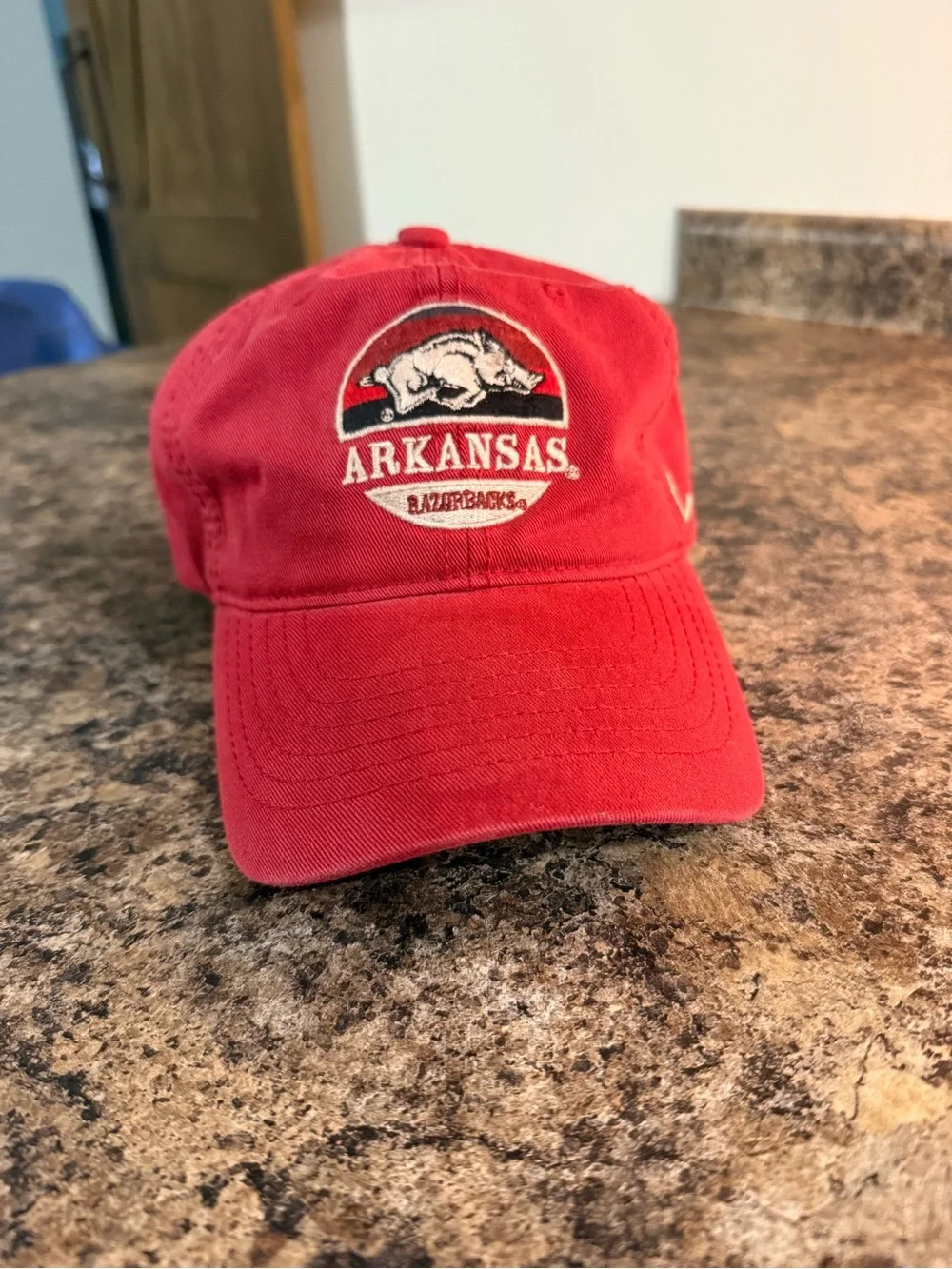 Arkansas Razorbacks Red Baseball Cap - Unbranded